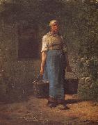 Woman carry the water Jean Francois Millet
